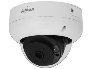 Cámara IP tipo Domo Dahua  DH-IPC-HDBW3441R-AS-P de 4MP, Lente Fijo de 2.1mm (2880 x 1620p), IR de hasta 15m, PoE. Color Blanco