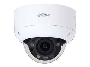 Cámara IP de Vigilancia tipo domo Dahua DH-IPC-HDBW3549R1-ZAS-PV de 5MP, Lente Varifocal motorizado 2,7-13,5 mm (2960 x  1668p), IR de hasta 50m, PoE. Color Blanco.