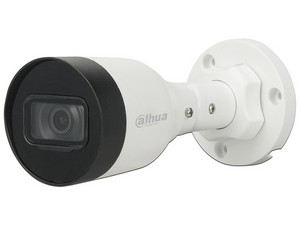 Cámara IP Tipo Bala Dahua DH-IPC-HFW1431S1-A-S6 de 4MP (2560 x 1440), Lente de 2.8mm, IR hasta 30m, Micrófono Integrado, IP67, Color Blanco.