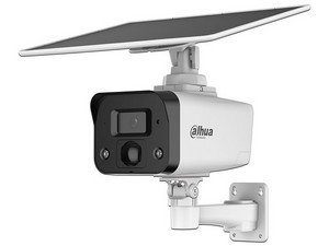 Dahua IP Bullet 4G 4MP IPC-HFW2441DG-4G-SP-B Panel Solar Iluminador Dual IP67.