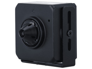 Cámara IP Tipo Pinhole Dahua DH-IPC-HUM4231S-L4 de 2 MP, Lente de 2.8mm (1920 x 1080p), H.265,96 grados de apertura, micrófono integrado. Color Negro