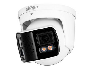 Cámara de Vigilancia IP Dahua IPC-PDW5849-A180-E2-ASTE, Full Color Resolución 4096x1800 Doble Lente (2 x 4MP), IR hasta 40m, WizMind, IP67, PoE.
