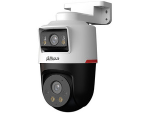 Cámara PT Dual Tipo Domo Dahua DH-IPC-PTS2249B-E2-S-PV-PRO de 2MP (1920 x 1080), Lente de 3.6mm, Luz Calida hasta 30m, IP66, Color Blanco.