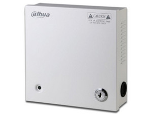 Fuente de poder de montaje en pared Dahua PFM3405CH para 5 Cámaras de vigilancia, 12VDC/4A.