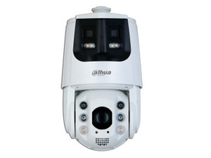 Cámara PTZ Paronímica Dahua DH-SDT6C432-4P-GB-APV-0280 de 4MP (2560 x 1440), Lente de 2.8 mm, Luz Blanca hasta 200m, IP66, Color Blanco.