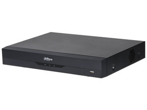 DVR Dahua DH-XVR5116H-4KL-I3/T de 16 canales IP de 8MP (4K) y 16 Canales IP, 2 Canales de Reconocimiento Facial, 1 Puerto SATA de hasta 16TB (Disco Duro No Incluido).