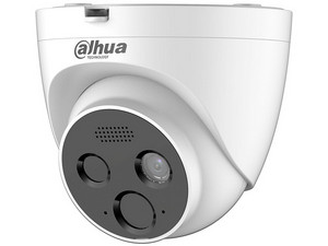 Cámara IP Domo Dahua DHI-HY-FT431LDP de 4 MP para Detección de Fuego con Micrófono y Bocina, IP67.