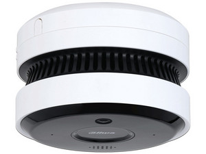 Cámara IP Tipo Dahua DHI-HY-SAV849HAN-E de 5MP (2592 x 1944), Lente de 2.0mm, Con Inteligencia Artificial Para Detección de Incendio, Microfono Integrado, Color Blanco.
