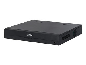 NVR Dahua NVR4416-16P-EI de 16 canales IP 4K con IA, 16 Puertos PoE, 4 puertos para Discos Duros (No incluido).