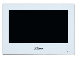 Monitor IP Touch Dahua VTH2621GW-P de 7", Uso Interior, PoE. Color Blanco.