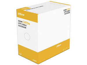 Bobina de Cable DHT2640009, UTP Cat5e, Uso Exterior, 305m. Color Negro.