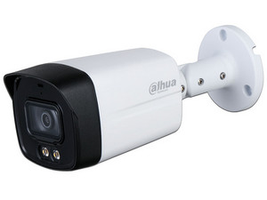Cámara bullet de vigilancia Dahua HFW1239TLM-A-LED de alta definición 1080p, IP67.