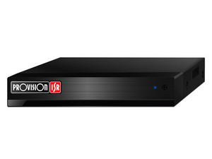 DVR Provision ISR SH-4100A5S-2L(MM) con 4 canales AHD y 2 canales IP. Color negro.