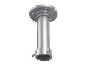 Soporte de montaje en techo para cámaras tipo Domo PTZ marca Epcom y Hikvision, Color Blanco.
