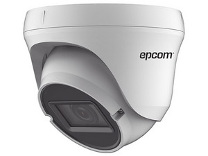 Cámara de vigilancia TVI tipo domo Epcom E8-TURBO-G2V, IR hasta 40m ...