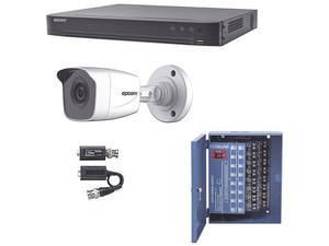 Kit de Vigilancia Turbo HD KEVTX8T16BW, con DVR de 16 Canales 1080p y 16 Cámaras de Vigilancia B8-TURBO-G2W Tipo Bullet, Incluye 1 Fuente de Poder.