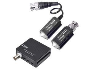 Kit de Transceptores de Video Epcom KIT4501AP de Largo alcance, Hasta 320 m con receptor activo, Resolución 720p / 1080p, para Cámaras de Vigilancia Analógicas. Color Negro