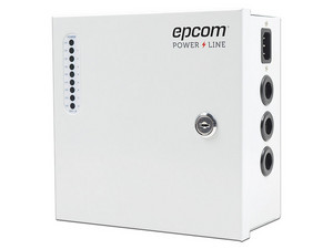 Fuente de Poder Profesional EPCOM PLK-24-AC-8A para cámaras de Seguridad, hasta 8 cámaras.