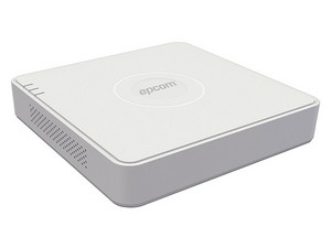 DVR Epcom S16-TURBO-G3 de 16 Canales Turbo HD y 2 Canales IP, H.265+, 1 Bahías de Disco Duro (No Incluido), Color Blanco.