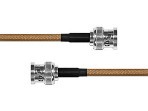 Jumper Epcom con Cable LP142 de 60 cm, con Conectores BNC a BNC (M-M).