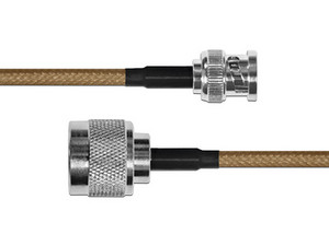 Jumper Epcom con Cable LP142 de 60 cm, con Conectores BNC a N (M-M).