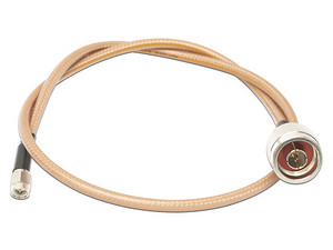 Jumper Epcom con Cable LP142 de 60 cm, con Conectores N a SMA (M-M).