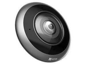 Cámara Paronímica Tipo Ojo de Pez EZVIZ CS-E4P de 2320 x 2320), Lente de 1.82mm, IR hasta 10m, 360 Grados. Color Gris.