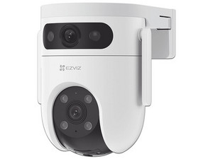 Cámara PT Doble Lente 6MP (3MP+3MP), detección de personas y vehículos con IA, visión nocturna a color, vista simultánea de cámara PT y cámara fija, audio bidireccional.