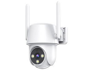 Cámara PTZ Tipo Domo Easy Tao EC01 de 3M (2560 x 1440), Lente dde 2.8mm, IR hasta 10m, Wi-Fi. Color Blanco.