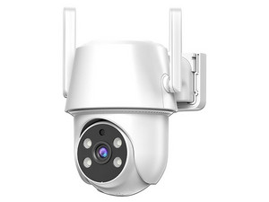 Cámara PTZ Tipo Domo Easy Tao EC02 de 5MP, Lente de 2.8mm, Visión Nocturna, IP66. Color Blanco.