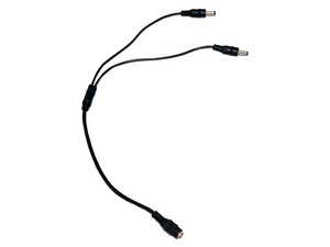 Cable distribuidor Enson ENS-DC12 de 1 a 2 canales, ideal para CCTV.