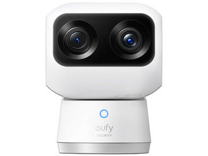 Cámara de Seguridad EUFY S350, Doble Lente con Zoom Óptico, Conectividad Wi-Fi.