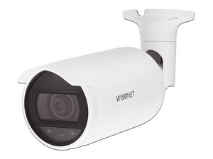 Cámara de Vigilancia tipo Bala Hanwha AN-0L7012R de 4MP (2560 x 1440), IR hasta 30m, IP66.