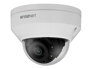 Cámara Tipo Domo Antivandálica Hanwha ANV-L7012R de 4MP, IR hasta 20m, IP66, IK10.