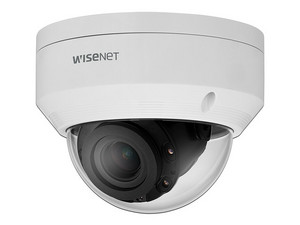Cámara Tipo Domo Antivandálica Hanwha ANV-L7082R de 4MP, H.265, IR hasta 30m, IP66, IK10.