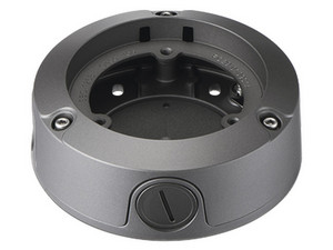 Caja de Conexiones Hanwha, Compatible con Cámaras tipo Bala Wisenet, Color Negro.