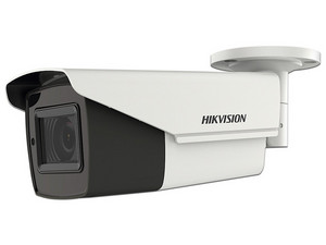 Cámara de Vigilancia tipo Bala Hikvision DS-2CE19H0T-AIT3ZF(C) TURBOHD de 5MP (2560 x 1944p), IR hasta 40m, IP67.