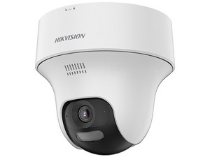 Cámara IP Tipo Torreta Hikvision DS-2CV1F43G2-LIDWF(B) de 4MP (2560 x 1440), Lente de 2.8mm, IR de Hasta 20m, Wi-Fi 6, Color Blanco