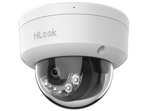 Cámara IP Tipo Domo HiLook IPCD140HALUC de 4MP (2560 x 1440), IR de Hasta 20m, Lente de 2.8mm. Color Blanco.