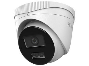 Cámara Tipo Domo HiLook IPCT240HALUC de 4MP (2560 x 1440), Lente de 2.8mm, IR hasta 20m, Microfono Integrado, IP67, Color Blanco.
