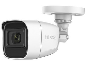 Cámara de vigilancia tipo bullet HiLook THC-B120-MS de 2MP, IR hasta 30m, IP66.