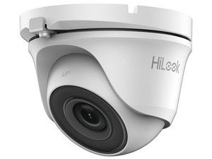 Cámara de Vigilancia HiLook Tipo Domo con Lente Fijo de 2.8 mm, IR hasta 20m, 5 MP, IP66.
