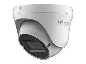 Cámara Tipo Turret TURBOHD Hilook de 2MP, IR hasta 40m, Uso interior y exterior, Policarbonato, IP66. Color Blanco