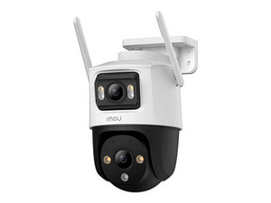 Cámara de Vigilancia Dual PTZ Imou IPC-S7XN-8M0WED de 8MP (5MP + 3MP), IR hasta 30m, IP66, Wi-Fi, Soporta MicroSD hasta 256GB (No incluye memoria).