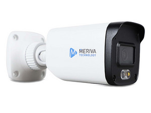 Cámara IP Bullet Meriva Technology MOB-600FS4D 6MP con Lente de 2.8mm, H.265+, Micrófono Integrado y Almacenamiento MicroSD hasta 256GB. Color Blanco.
