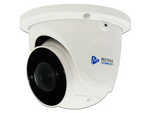 Cámara de Vigilancia Tipo Domo Meriva MSC-3214 de 2MP, Lente de 2.8mm, IR hasta 50m, IP67, Color Blanco.