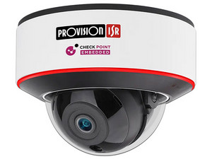 Cámara IP Tipo Domo Provision DAI-340IPEN-28-V5 de 4MP (2592 x 1520), Lente de 2.8 mm, IR hasta 20m, IP67, Color Blanco.