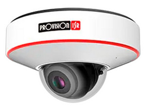 Cámara IP Tipo Ojo de Pez Provision ISR DMA-340IPEN-28-V4  de 4MP (2592 x 1520), Lente de 2.8mm, IR hasta 10m, IP67, Color Blanco.