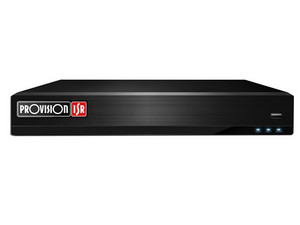 NVR Provision ISR NVR12-8200PFAN de 8 Canales IP, 4K, 8 Puertos PoE, Soporta hasta 8 TB (Discos No Incluidos), Color Negro.