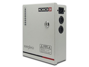 Fuente de Poder Provision-ISR PR-5A8CH-B, 8 canales, entrada 100-240V, salida 12V, soporte de batería de respaldo (batería de respaldo no incluida).